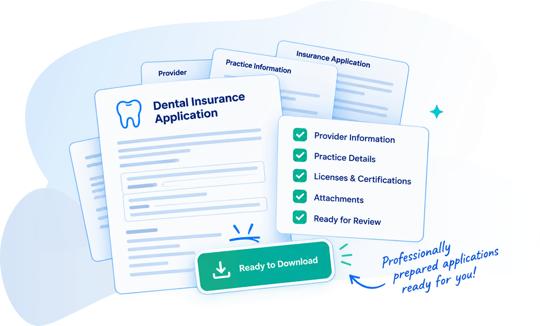 Application Prep Plan - Credentialing Genie